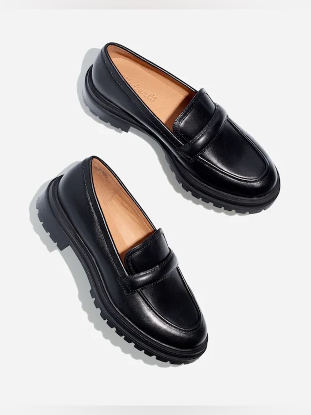 Madewell The Bradley Lugsole Loafer in Leather Size 7 - Picture 2 of 12